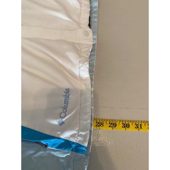Columbia 3 in 1 Sportswear Jacket White Blue Heavy Winter Coat Zip Out Lining 2X - Picture 8 of 11